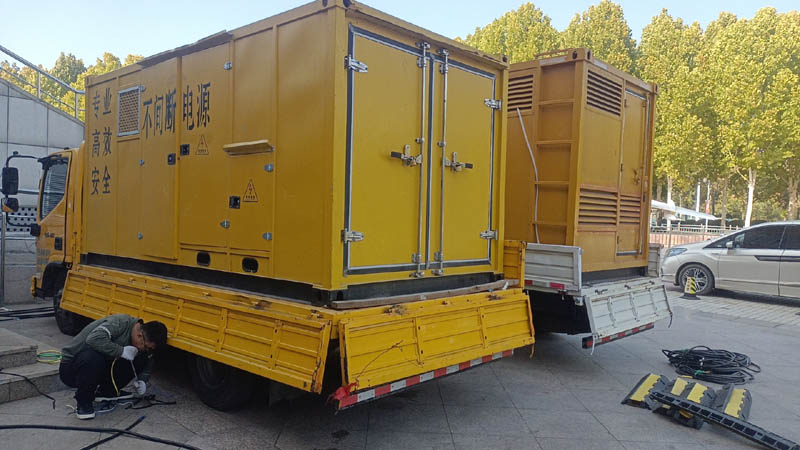 信阳柴油发电机组和UPS电源配合使用时的注意事项